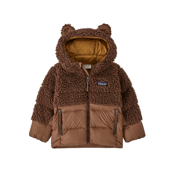 Fall 2024 Patagonia Baby Hi-Loft Furry Friends Jacket Baby Jacket Patagonia Molasses Brown 6 Months