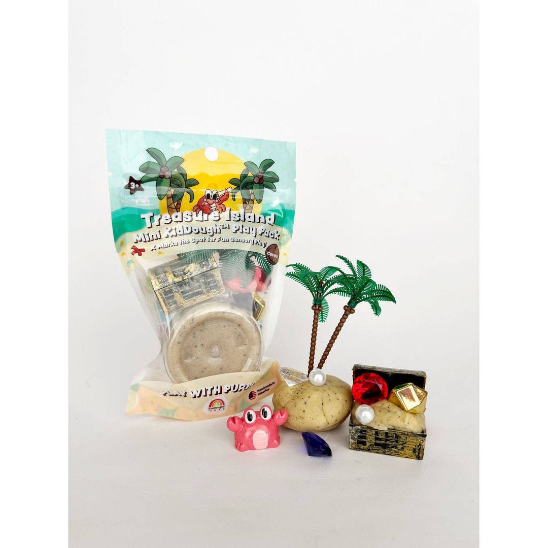 Earth Grown KidDough Treasure Island Mini Play Pack Clay/Dough EGKD