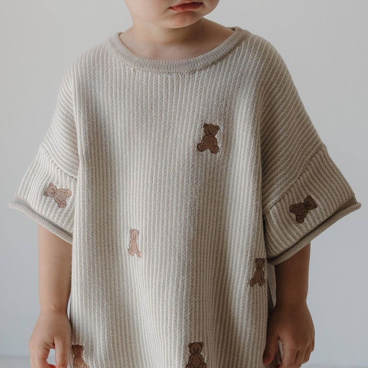 Knit Short Set | Teddy Forever French Baby