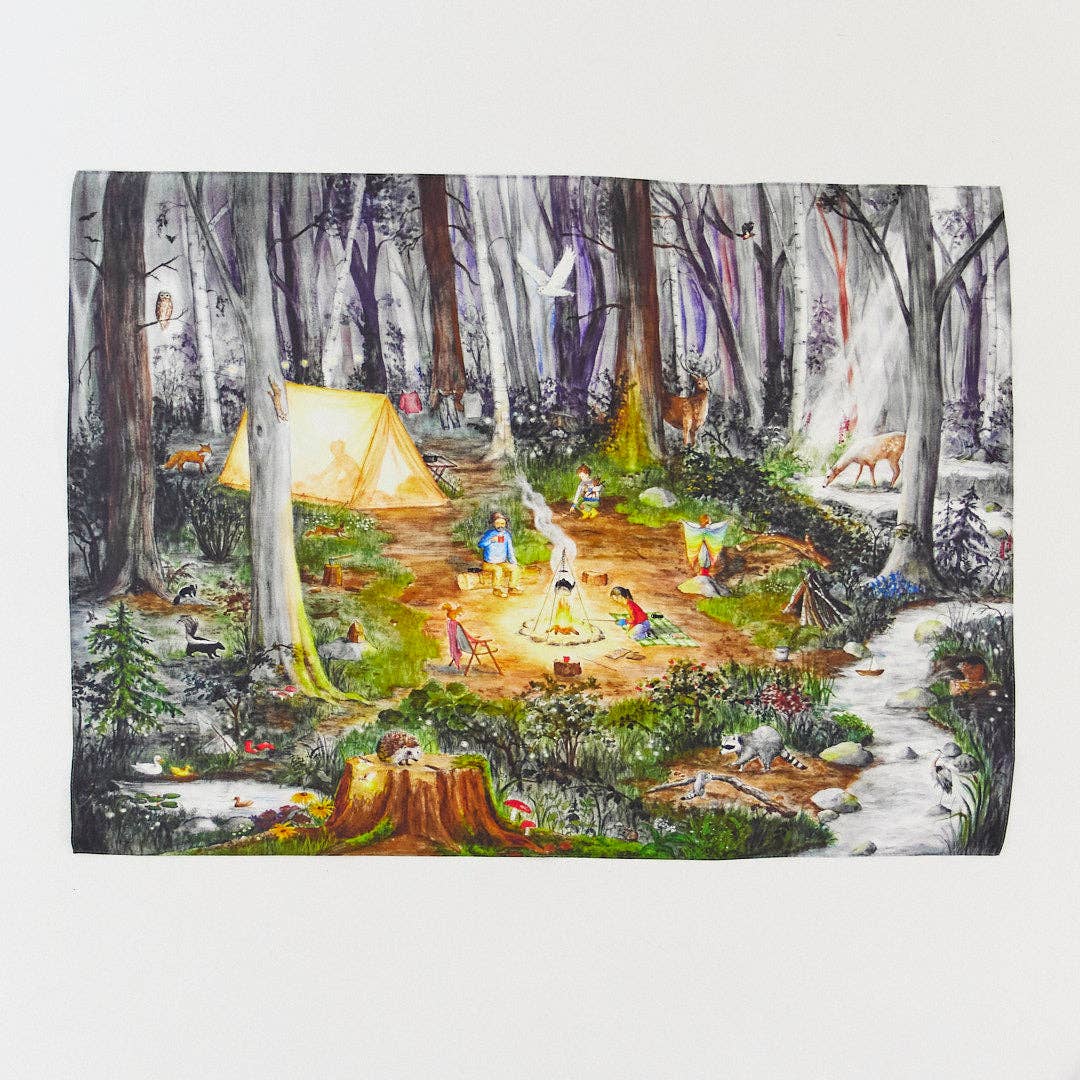 Camping Seek &amp; Find Playsilk
