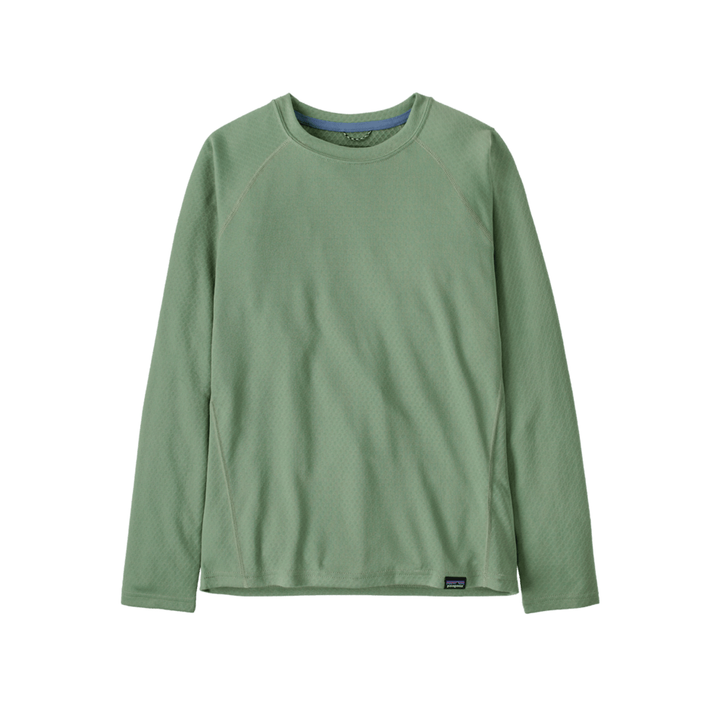 Fall 2025 Patagonia K's Cap MW Crew Base Layer Patagonia Ellwood Green X Small