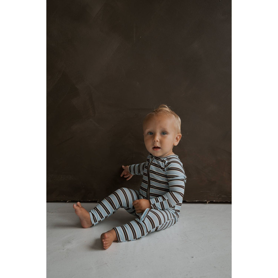 Forever French - Bamboo Zip Pajamas Dean Pajamas Forever French Baby
