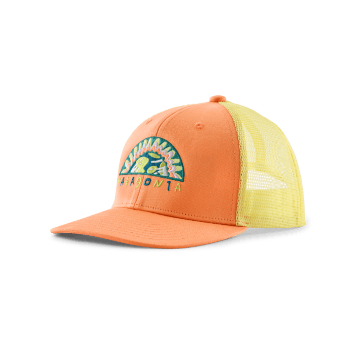 Patagonia - Spring 2026 Kid's Trucker Hat Baby & Toddler Hats Patagonia Kids Planet- Peach Sherbet