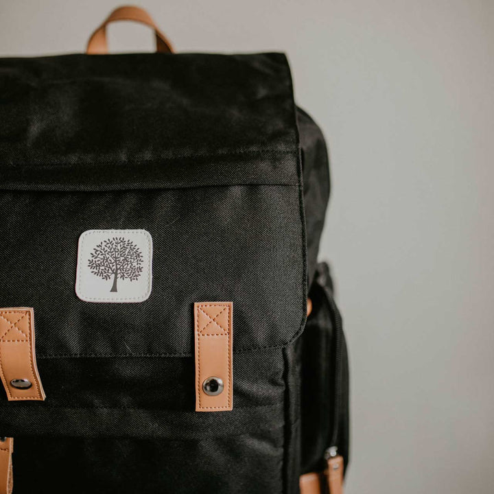 Parker Baby Company Birch Bag - Diaper Backpack in Black Diaper Bag Parker Baby Co
