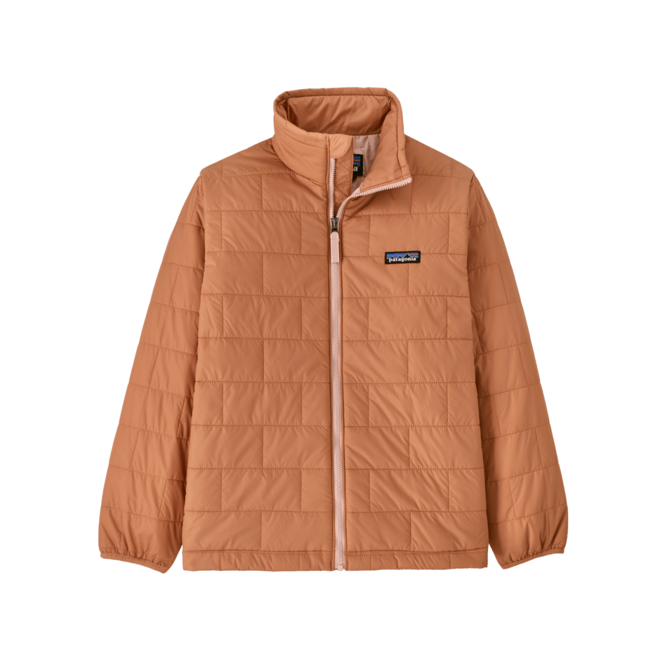 Fall 2024 Patagonia Kid's Nano Puff Brick Quilt Jacket Kid's Jacket Patagonia Terra Pink X Small