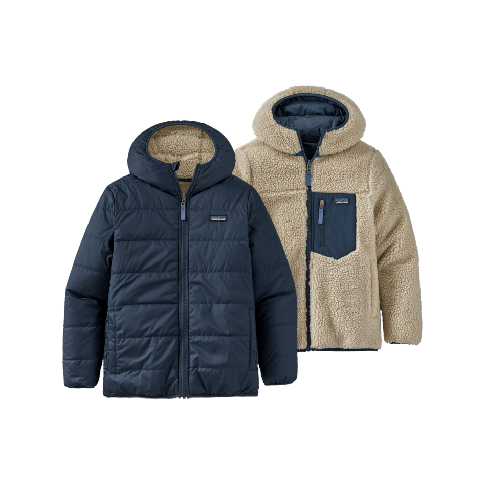 Fall 2025 Patagonia Kid's Reversible Ready Freddy Kids Jacket Patagonia New Navy X Small