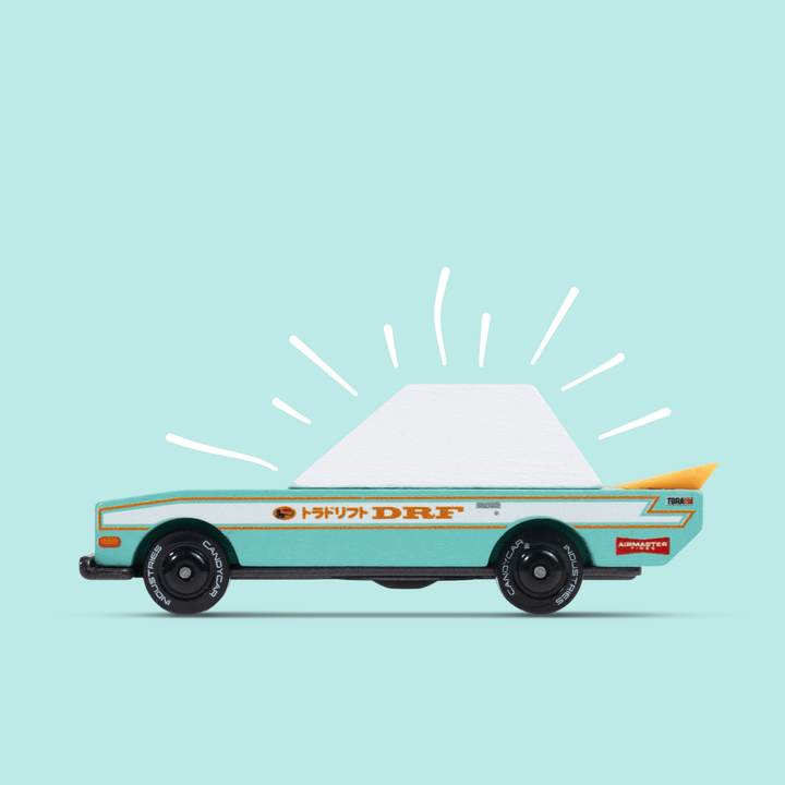 Candylab Tora Drift Teal TOONS™ Car Vehicles Candylab
