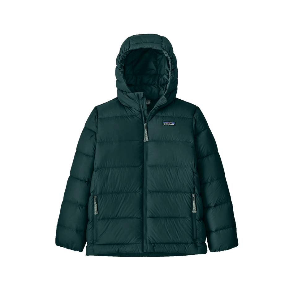 Fall 2025- Patagonia Kid's Hi-Loft Down Sweater Hoody Kids Jacket Patagonia Cascade Green X Small