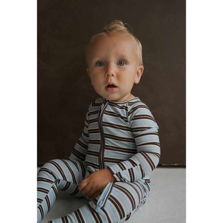 Forever French - Bamboo Zip Pajamas Dean Pajamas Forever French Baby