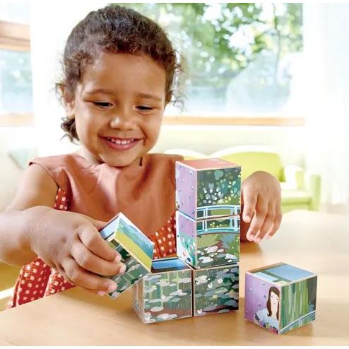 Hape - The Met - 6-in-1 Art Puzzle Cubes Building Sets Hape