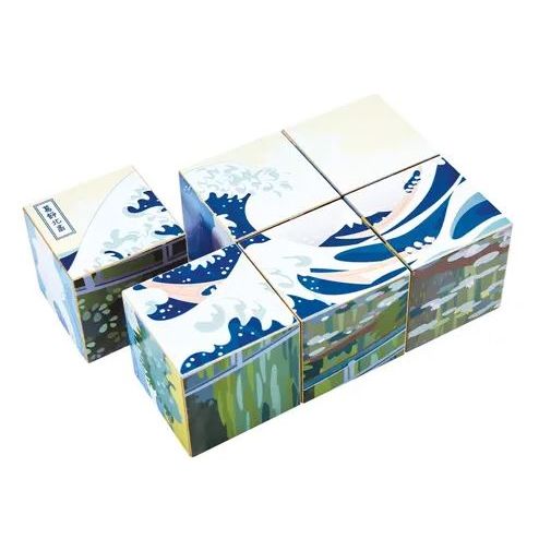 Hape - The Met - 6-in-1 Art Puzzle Cubes Building Sets Hape