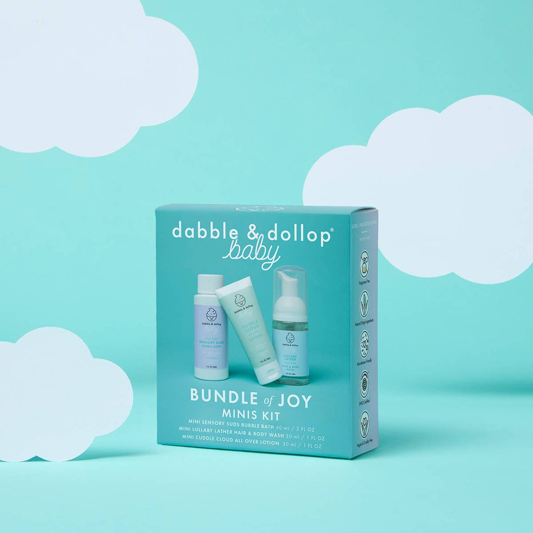 Dabble &amp; Dollop - Bundle of Joy Mini Kit - EWG &amp; Fragrance Free Natural Toiletries Dabble &amp; Dollop