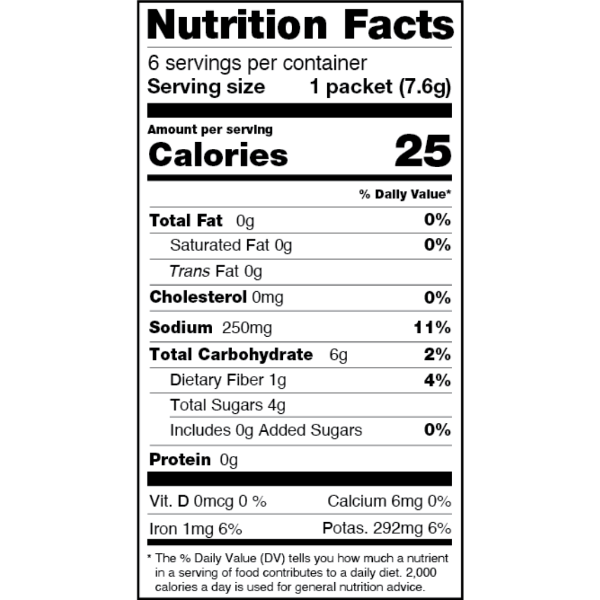Cure Kids Hydration Mix -6 Serving Box - Fruit Punch Kids Electrolytes Cure Hydration