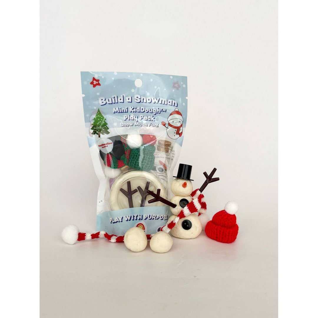 Earth Grown KidDough Build a Snowman Mini KidDough Play Pack Clay/Dough EGKD