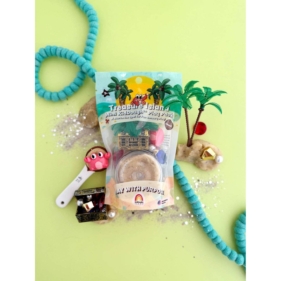 Earth Grown KidDough Treasure Island Mini Play Pack Clay/Dough EGKD