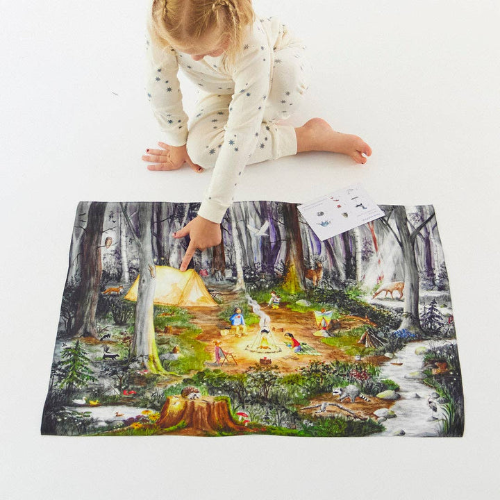 Camping Seek &amp; Find Playsilk