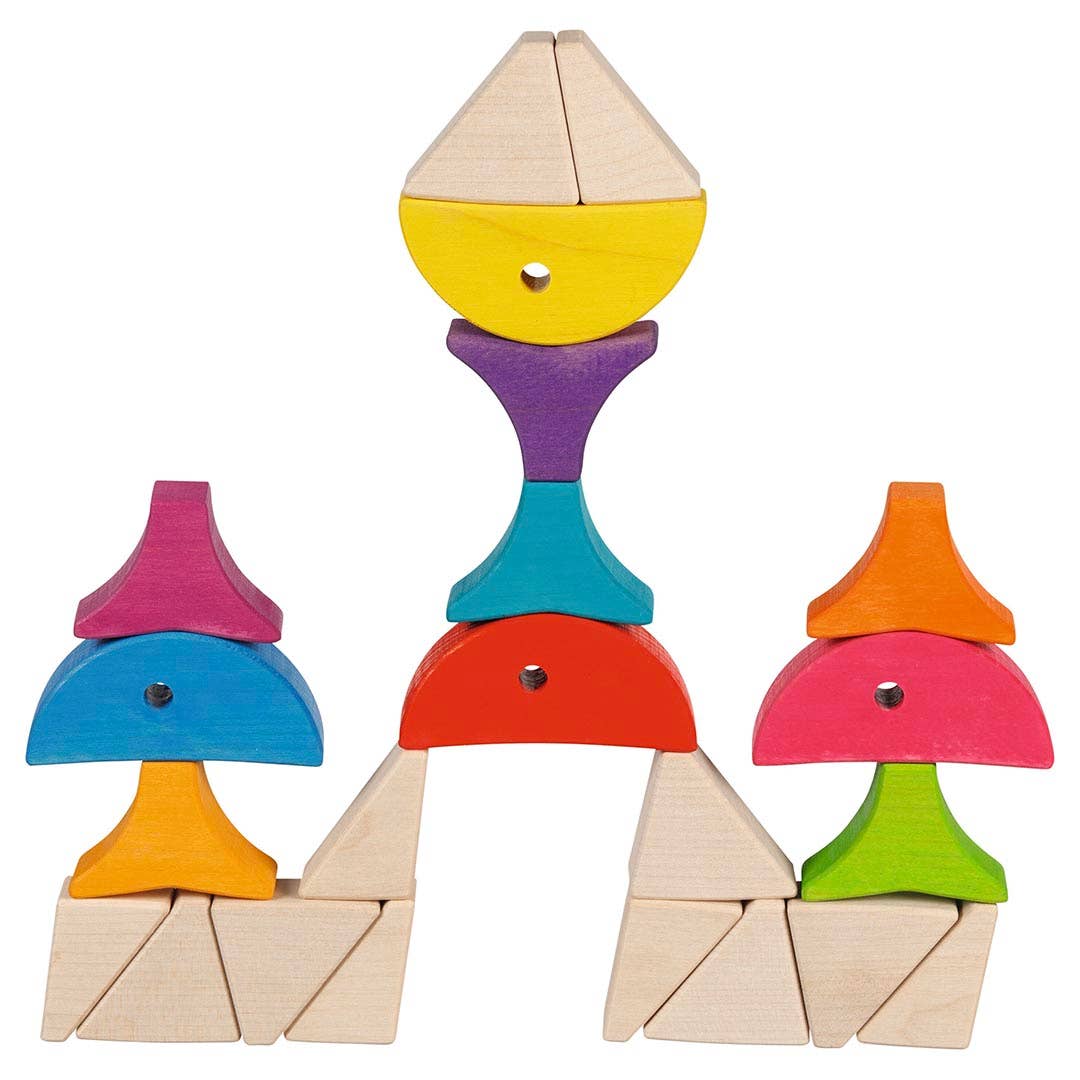 Goki Colour and shape sorting game - 6 colourful fishes