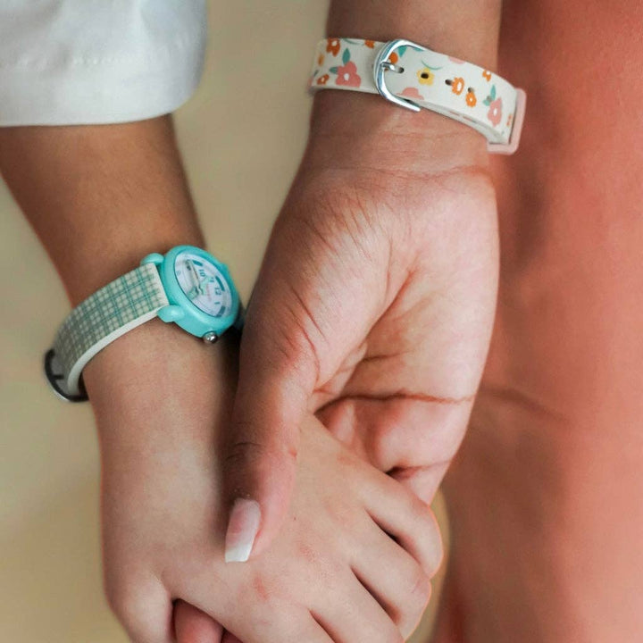 Grech &amp; Co Classic Watches | Silicone + Stainless Steel | Lille Cottage Club: Sunset Meadow Accessory GRECH &amp; CO.