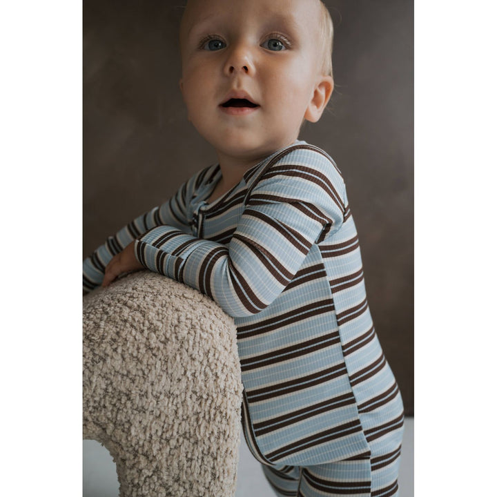 Forever French - Bamboo Zip Pajamas Dean Pajamas Forever French Baby