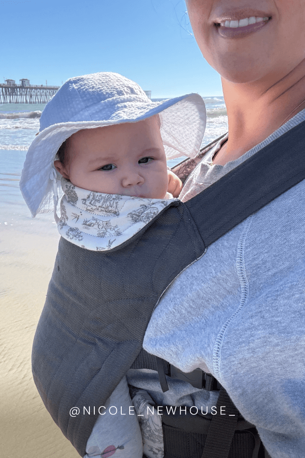 Solly Baby Charcoal Toile Soft Buckle Carrier