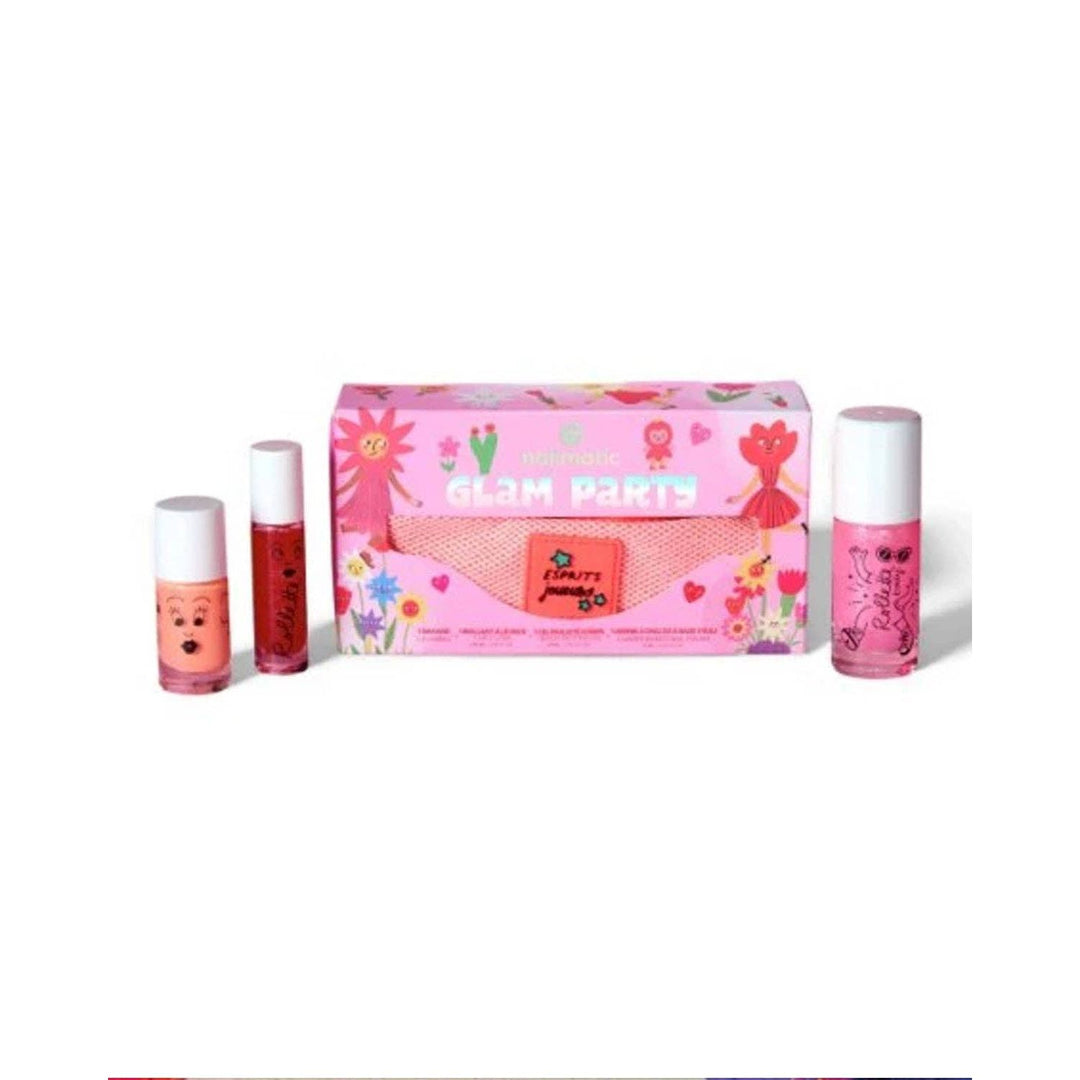 Nailmatic Kids Set COFFRET Glam Party Natural Toiletries Nailmatic Kids