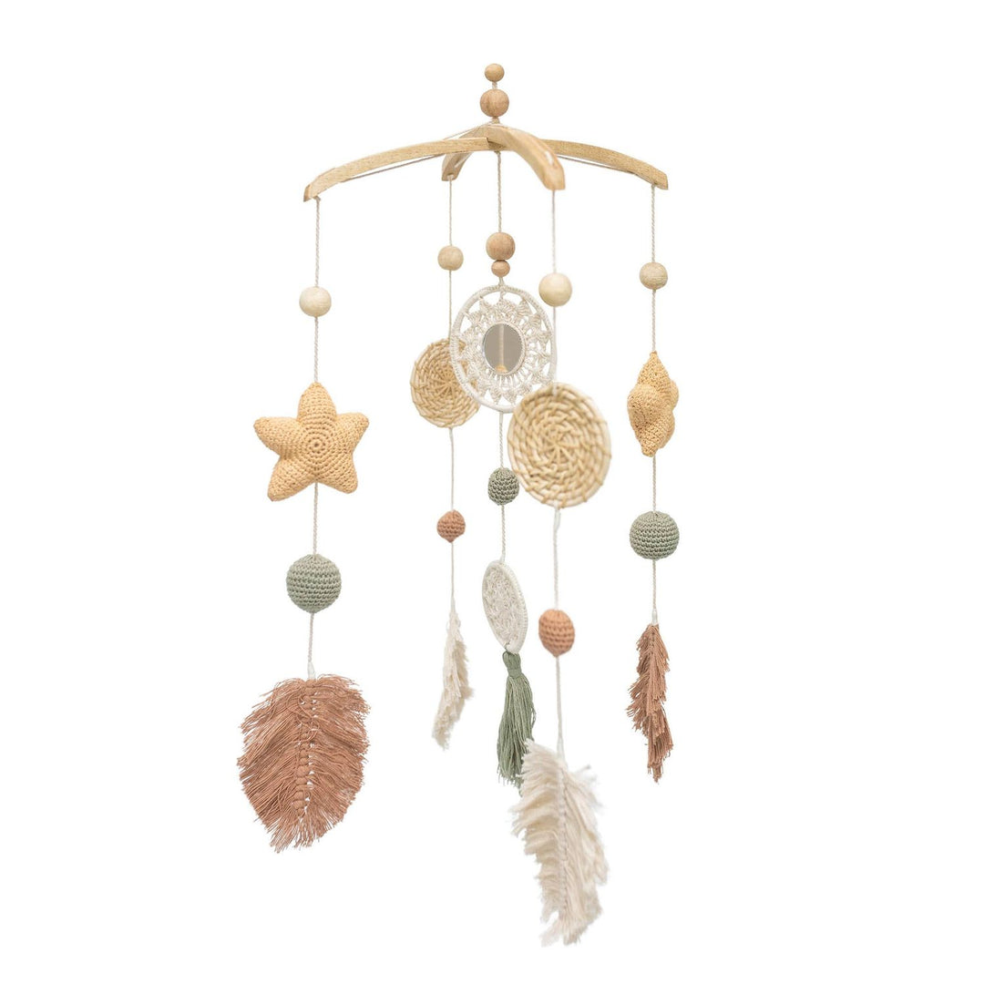 Crane Baby Willow Leaf Nursery Ceiling Hanging Decor Baby Mobiles Crane Baby