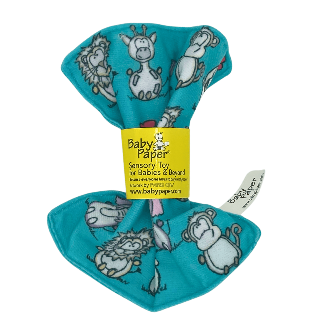 Baby Paper Crinkle Sensory Toy – Zoo Crinkle Paper Baby Paper