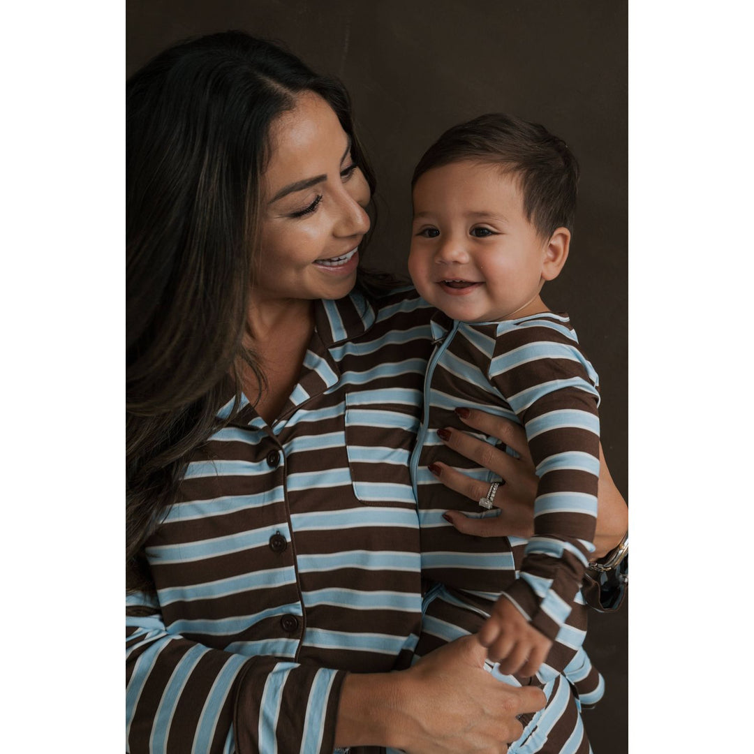 Forever French - Bamboo Zip Pajamas Garrett Pajamas Forever French Baby
