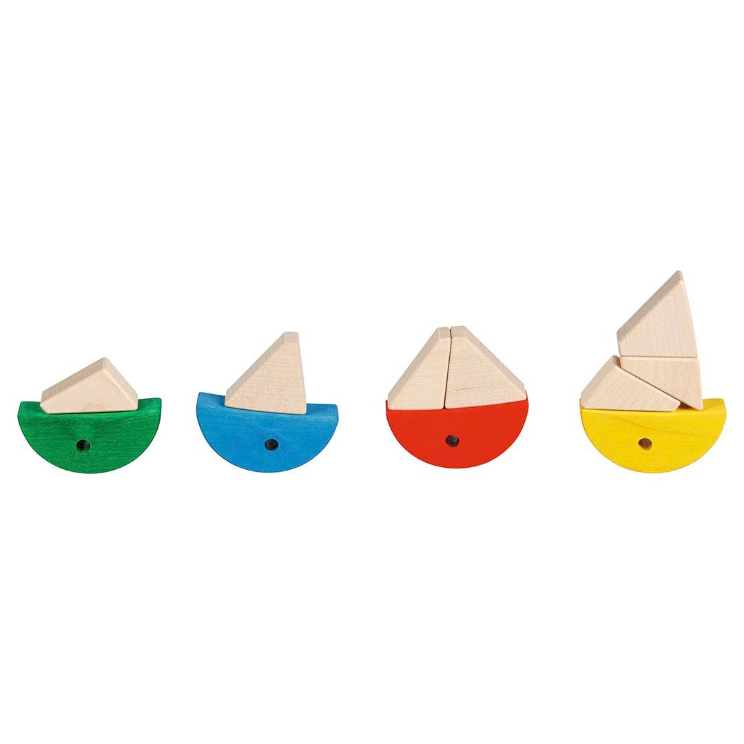 Goki Colour and shape sorting game - 6 colourful fishes