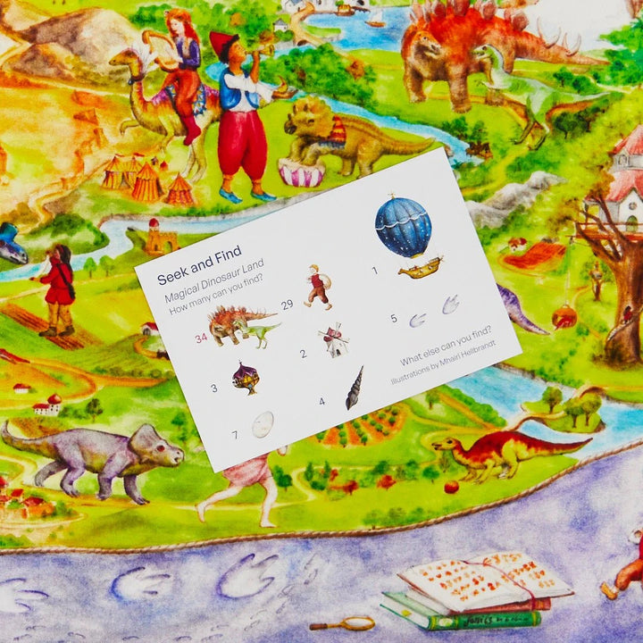 Sarah's Silks Dinotopia Seek & Find Playsilk Toddler And Pretend Play Sarah's Silks