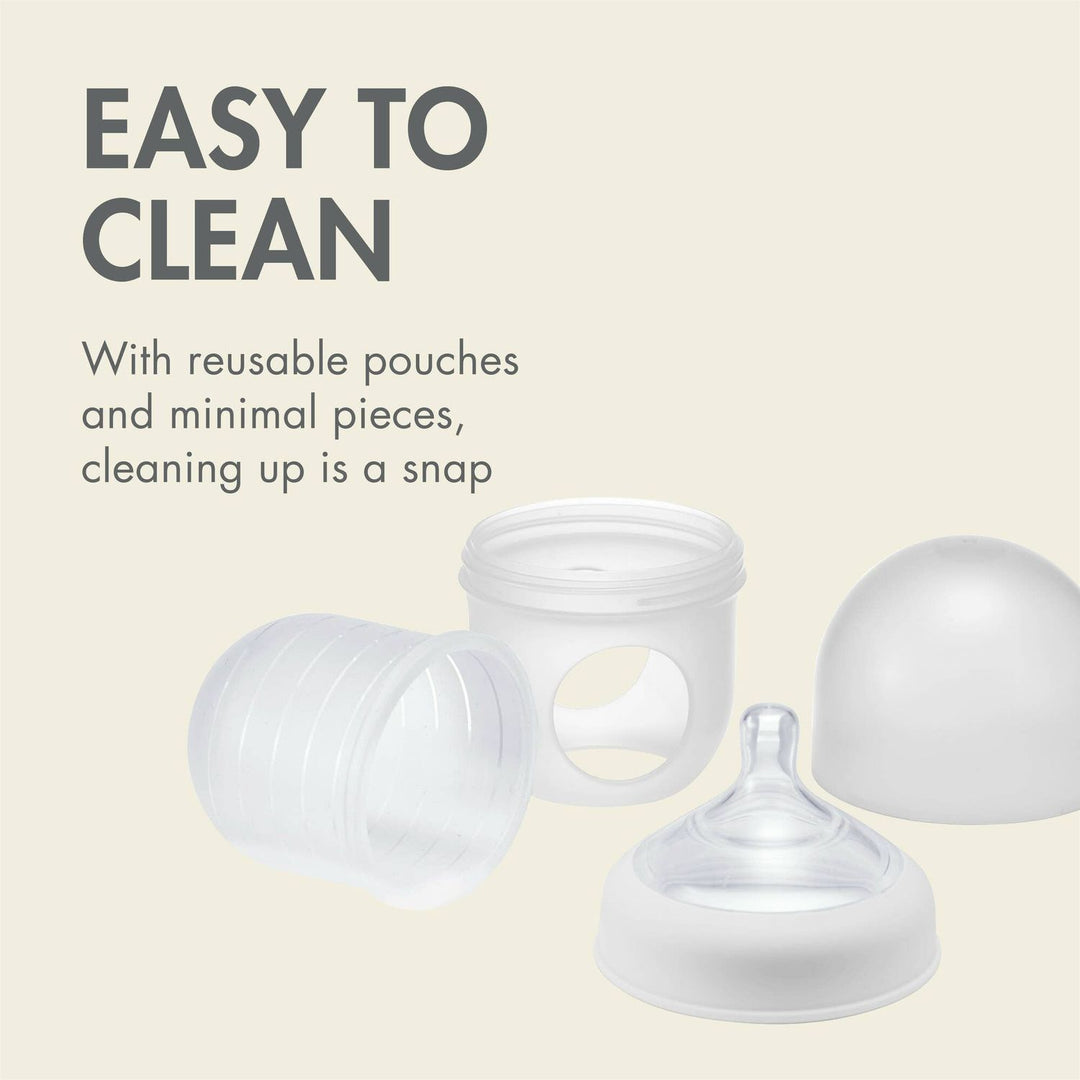Boon Nursh Bottle - 3 Bottles - Gray Multicolor