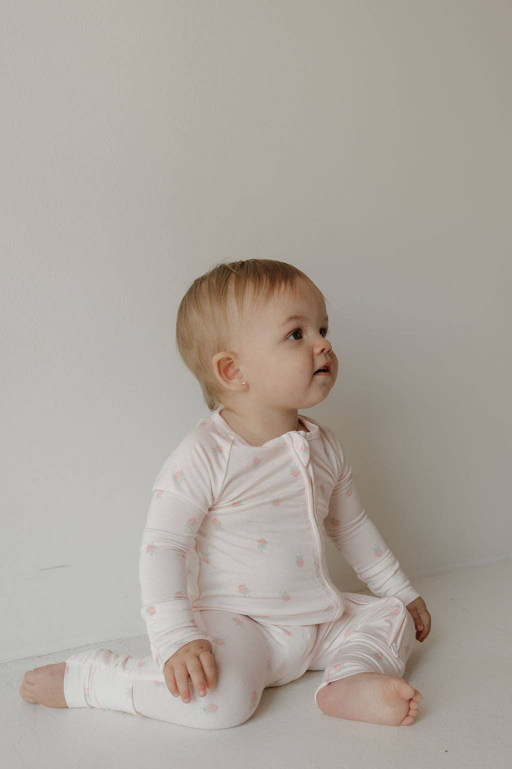 Forever French Baby - Bamboo Zip Pajamas | Rosie