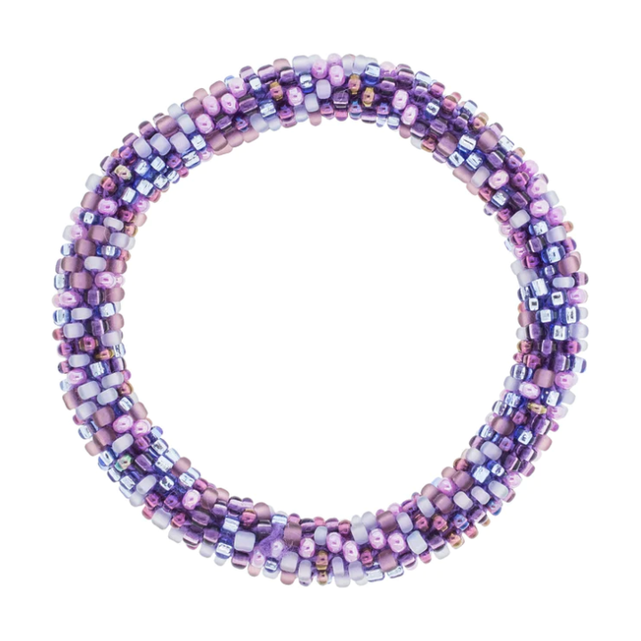 Aid through Trade Roll on Bracelet for Kids - Speckled Accessory Aid Through Trade Amethyst Speckled  