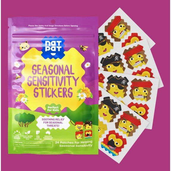 The Natural Patch Company Seasonal Discomfort Stickers - Allergy Relief Sticker Natural Toiletries The Natural Patch Company