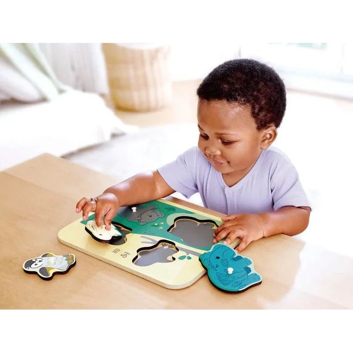 Hape - The Met - Animal Friends Peg Puzzle Puzzles Hape
