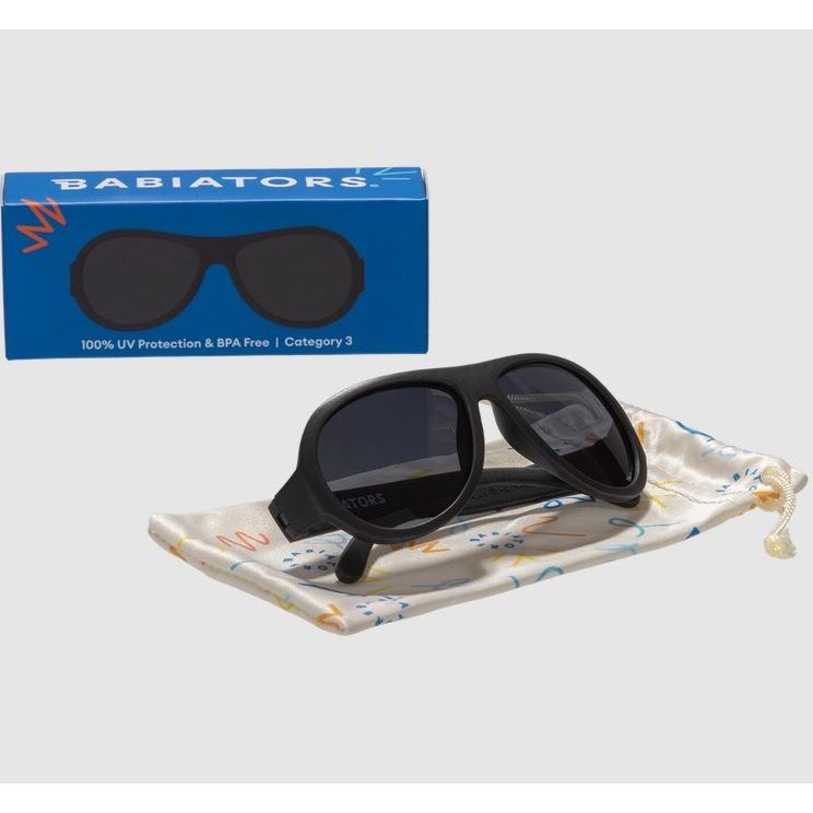 Babiators Jet Black Aviator Sunglasses Babiators