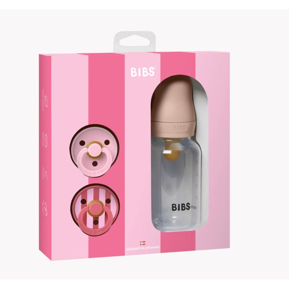 BIBS Baby Sprinkle Gift Set - Blush Bottles &amp; Sippies BIBS USA