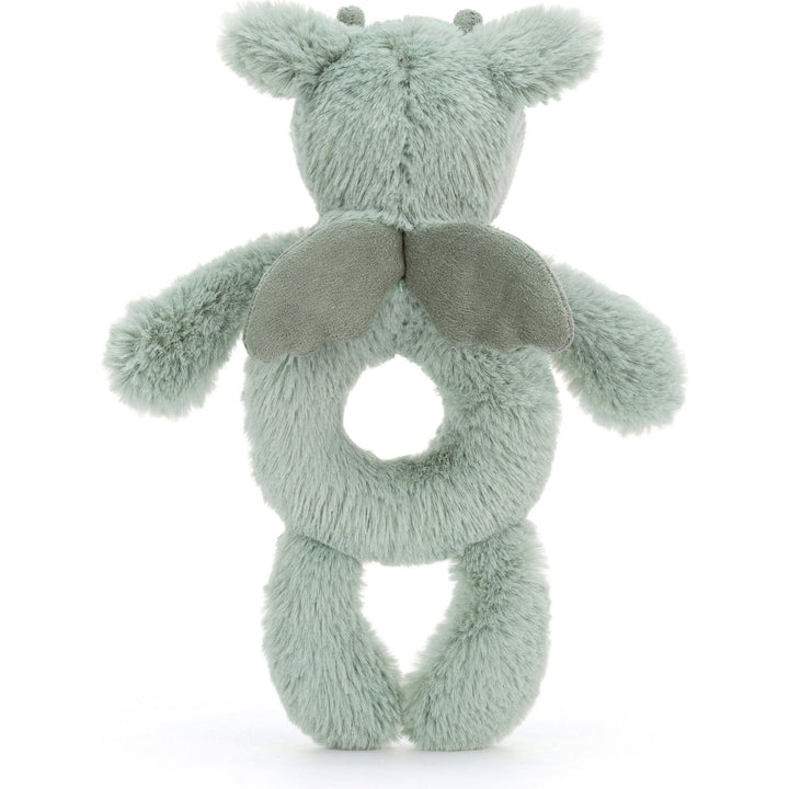 Jellycat Bashful Dragon Ring Rattle Baby Jellycat Jellycat   