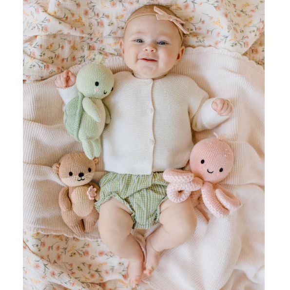 Cuddle + Kind  Baby Octopus (soft coral pink)