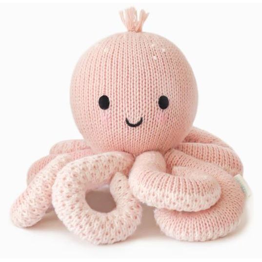 Cuddle + Kind  Baby Octopus (soft coral pink)