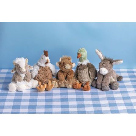 Mud Pie Barnyard Plush Pals Bunnies Mud Pie