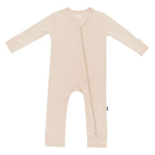 Kyte Baby Zippered Romper- Newborn Romper Kyte Baby NB Bisque