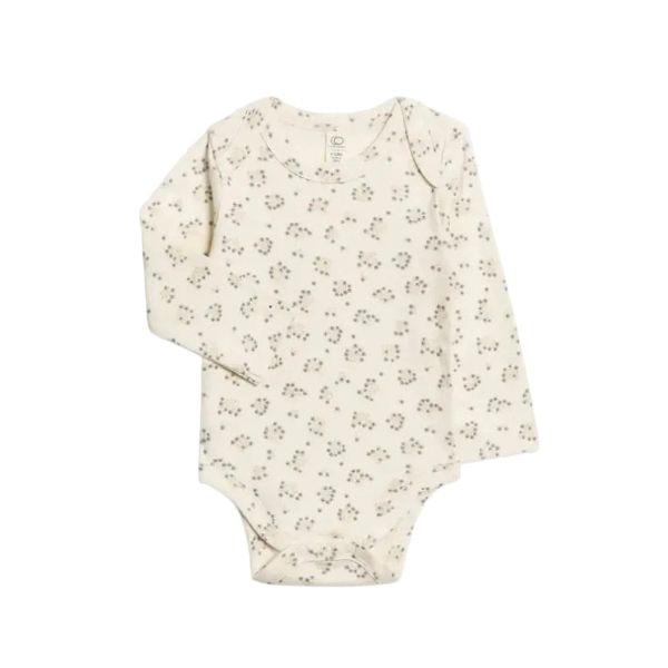 Colored Organics River Bodysuit - Hayden Floral/Denim + Mist Bodysuit Colored Organics