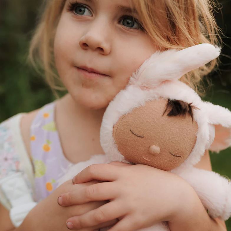 Olli Ella Cozy Dinkums Bunny - Pip Pink