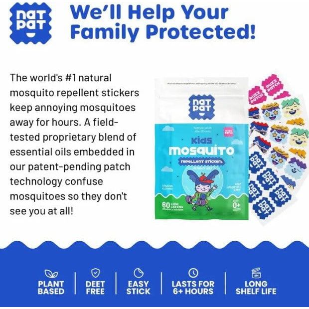 The Natural Patch Company BuzzPatch Natural Toiletries The Natural Patch Company