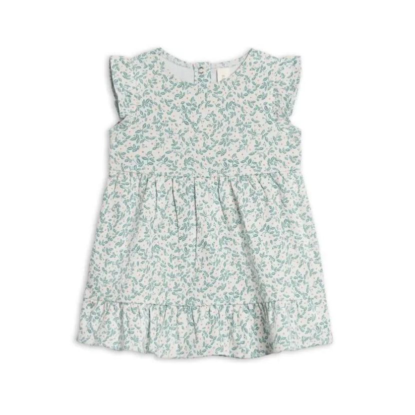 Colored Organics Tilly Tiered Dress - Arbor Floral / Powder + Shell Dresses Colored Organics