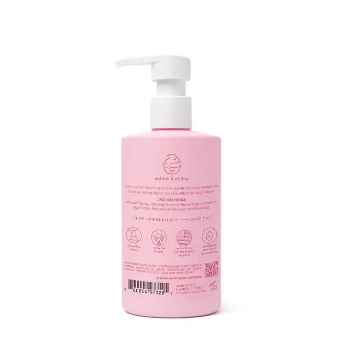 Dabble &amp; Dollop Cherry On Top Hair Conditioner Natural Toiletries Dabble &amp; Dollop