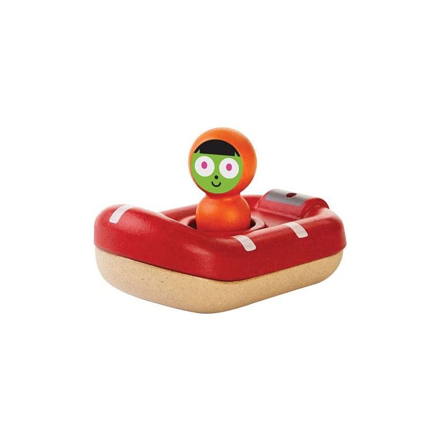 Plan Toys Bathtub Explorers: Coast Guard Boat - PBS Kids Edition Bath Time Plan Toys