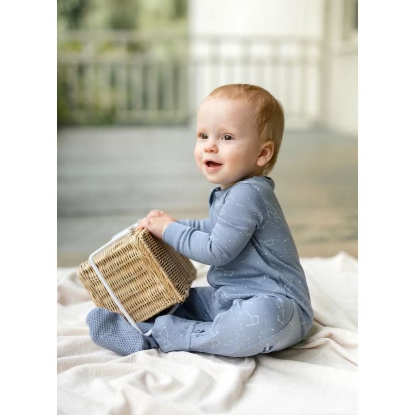 Colored Organics Peyton Zipper Sleeper - Constellation