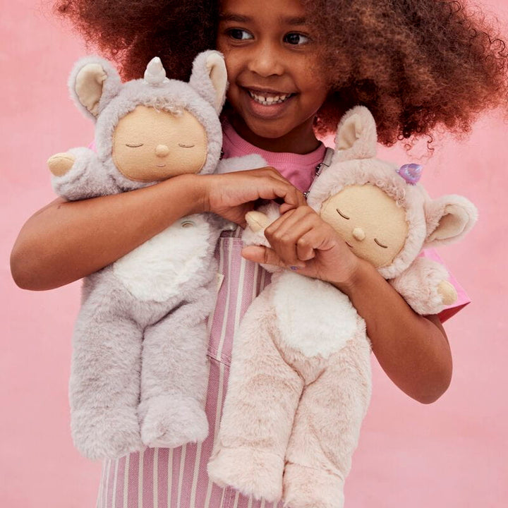 Olli Ella Cozy Dinkum Unicorn Sweet Pea - Lilac Dolls Olliella